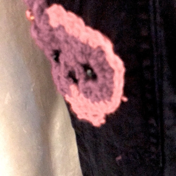 Women’s UPCYCLED HAND CRAFTED GRANNY SQUARES Sz 14 EUC OLD NAVY ROCKSTAR - Picture 14 of 16